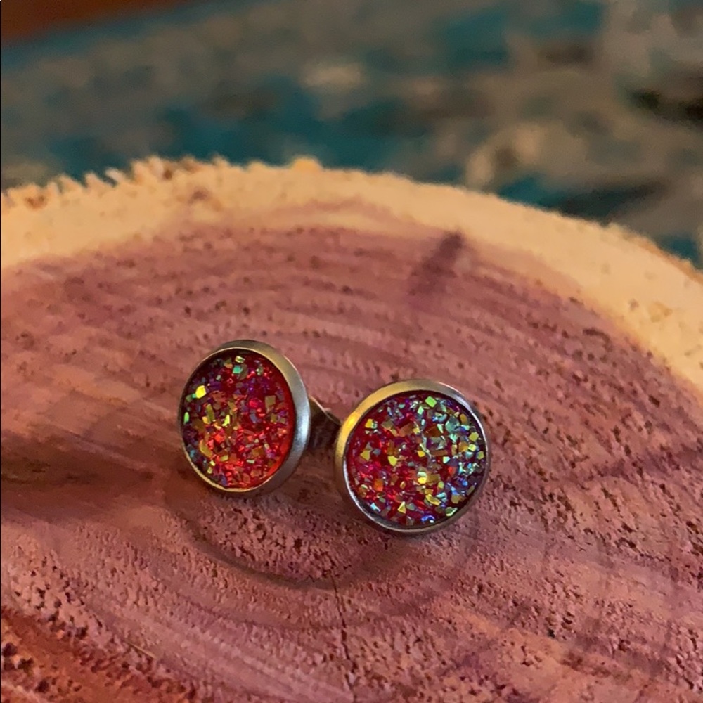 Druzy earrings